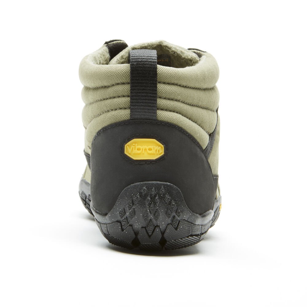 Vibram Five Fingers Mens Trail Shoes - Olive - V-Trek Insulated - 36495-MAWK